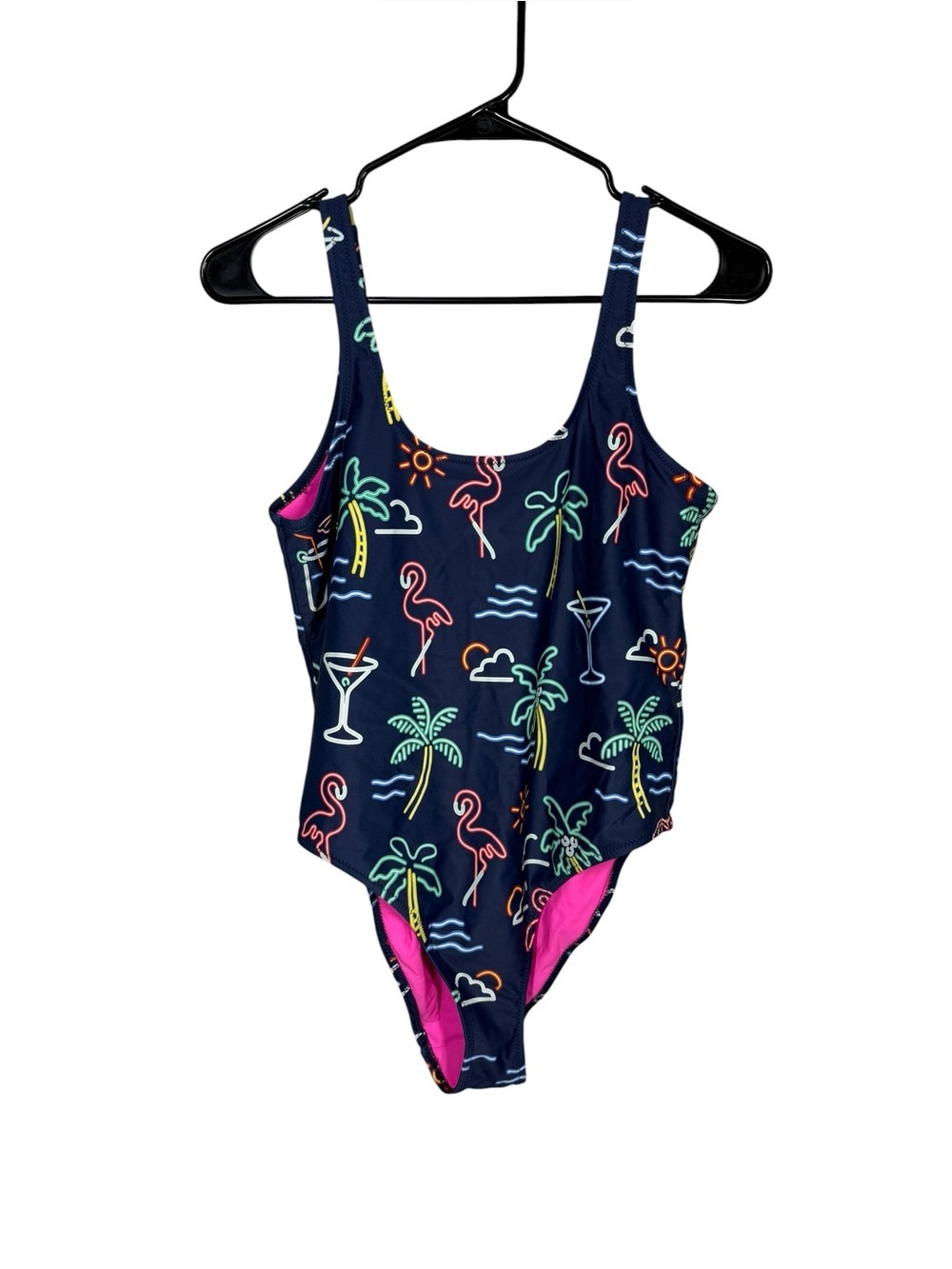 Chubbies One Piece Tropical Swimsuit Size Large
